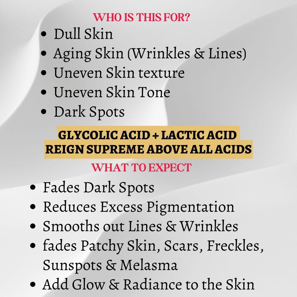 Thick As Thieves Pure Glycolic Acid Lactic Acid Extreme Gel Peel - 30ml